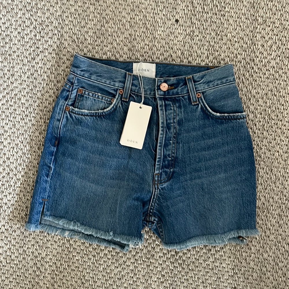 Brand new doen denim shorts